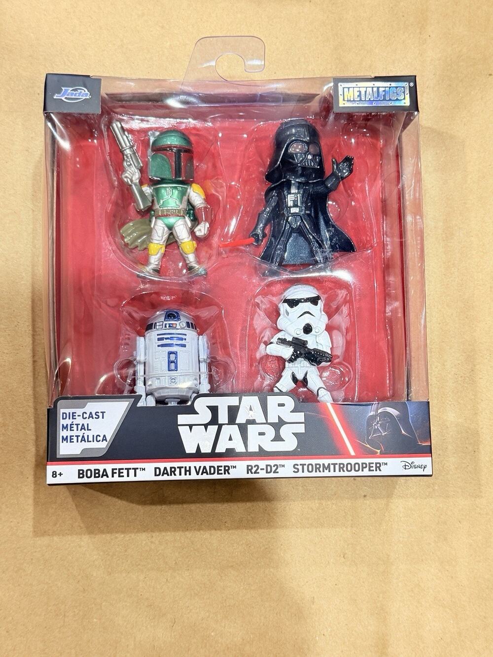 Star Wars 2.5” Diecast Metal Figure 4 Pack Jada Toys MetalFigs Disney New Box